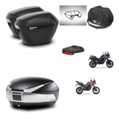 SHAD Baul SH48 + soporte montaje maletas sh23 accesorios TITANIUM PREMIUM KIT-481565