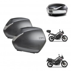 SHAD Baul SH48 + soporte montaje maletas SH36 TITANIUM PREMIUM KIT-481569