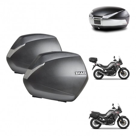 SHAD Baul SH48 + soporte montaje maletas SH36 TITANIUM PREMIUM KIT-481569