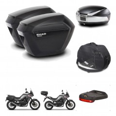 SHAD SH48 trunk + mounting bracket sh23 suitcases accessories TITANIUM PREMIUM KIT-481589