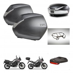 SHAD Baul SH48 + soporte montaje maletas SH36 accesorios TITANIUM PREMIUM KIT-481599