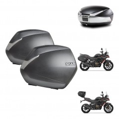 SHAD Baul SH48 + soporte montaje maletas SH36 TITANIUM PREMIUM KIT-481617