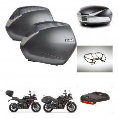 SHAD Baul SH48 + soporte montaje maletas SH36 accesorios TITANIUM PREMIUM KIT-481647