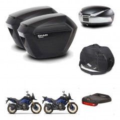 SHAD Baul SH48 + soporte montaje maletas sh23 accesorios TITANIUM PREMIUM KIT-481685