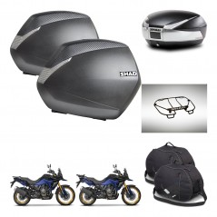 SHAD SH48 trunk + mounting bracket SH36 suitcases accessories TITANIUM PREMIUM KIT-481690