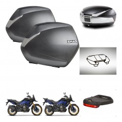 SHAD SH48 trunk + mounting bracket SH36 suitcases accessories TITANIUM PREMIUM KIT-481695