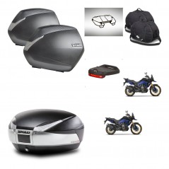SHAD Baul SH48 + soporte montaje maletas SH36 accesorios TITANIUM PREMIUM KIT-481696