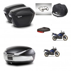 SHAD SH48 trunk + mounting bracket sh23 suitcases accessories TITANIUM PREMIUM KIT-481709