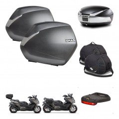 SHAD Baul SH48 + soporte montaje maletas SH36 accesorios TITANIUM PREMIUM KIT-481768