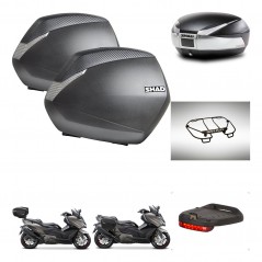 SHAD Baul SH48 + soporte montaje maletas SH36 accesorios TITANIUM PREMIUM KIT-481791