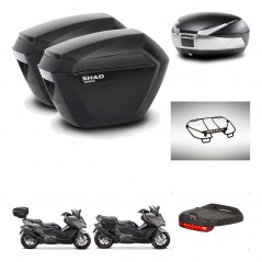 SHAD SH48 trunk + mounting bracket sh23 suitcases accessories TITANIUM PREMIUM KIT-481793