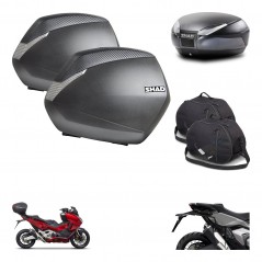 SHAD SH48 trunk + mounting bracket SH36 suitcases accessories DARK GREY PREMIUM KIT-481858
