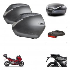 SHAD SH48 trunk + mounting bracket SH36 suitcases accessories DARK GREY PREMIUM KIT-481863