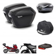 SHAD SH48 trunk + mounting bracket sh23 suitcases accessories DARK GREY PREMIUM KIT-481877