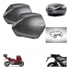 SHAD SH48 trunk + mounting bracket SH36 suitcases accessories DARK GREY PREMIUM KIT-481881