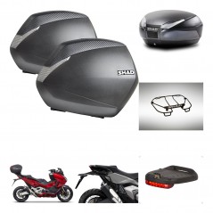 SHAD SH48 trunk + mounting bracket SH36 suitcases accessories DARK GREY PREMIUM KIT-481887
