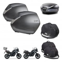 SHAD Baul SH48 + soporte montaje maletas SH36 accesorios DARK GREY PREMIUM KIT-481918