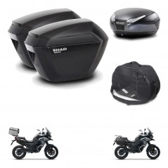 SHAD SH48 trunk + mounting bracket sh23 suitcases accessories DARK GREY PREMIUM KIT-481919