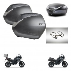 SHAD Baul SH48 + soporte montaje maletas SH36 accesorios DARK GREY PREMIUM KIT-481929