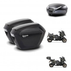 SHAD Baul SH48 + soporte montaje maletas sh23 DARK GREY PREMIUM KIT-481955