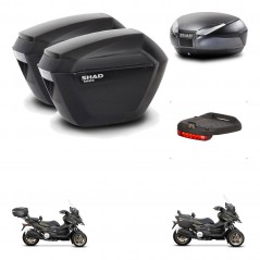 SHAD SH48 trunk + mounting bracket sh23 suitcases accessories DARK GREY PREMIUM KIT-481961