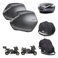SHAD SH48 trunk + mounting bracket SH36 suitcases accessories DARK GREY PREMIUM KIT-481966
