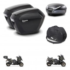 SHAD SH48 trunk + mounting bracket sh23 suitcases accessories DARK GREY PREMIUM KIT-481967