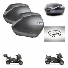 SHAD Baul SH48 + soporte montaje maletas SH36 accesorios DARK GREY PREMIUM KIT-481977