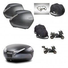 SHAD SH48 trunk + mounting bracket SH36 suitcases accessories DARK GREY PREMIUM KIT-481990