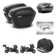 SHAD Baul SH48 + soporte montaje maletas sh23 accesorios DARK GREY PREMIUM KIT-481991