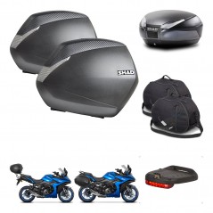SHAD SH48 trunk + mounting bracket SH36 suitcases accessories DARK GREY PREMIUM KIT-482008