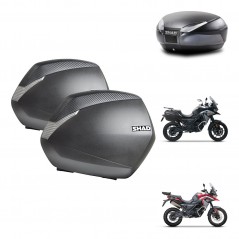 SHAD Baul SH48 + soporte montaje maletas SH36 DARK GREY PREMIUM KIT-482049