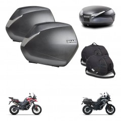 SHAD SH48 trunk + mounting bracket SH36 suitcases accessories DARK GREY PREMIUM KIT-482050
