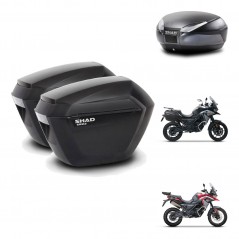 SHAD Baul SH48 + soporte montaje maletas sh23 DARK GREY PREMIUM KIT-482051