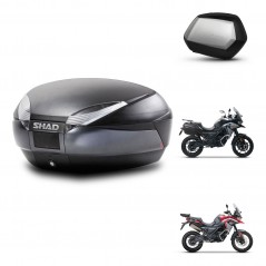 SHAD Maletas SH35 PREMIUM + soporte montaje baul SH48 DARK GREY KIT-482052