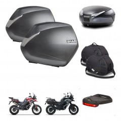 SHAD SH48 trunk + mounting bracket SH36 suitcases accessories DARK GREY PREMIUM KIT-482056