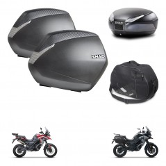 SHAD SH48 trunk + mounting bracket SH36 suitcases accessories DARK GREY PREMIUM KIT-482061