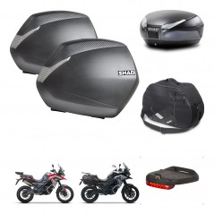 SHAD SH48 trunk + mounting bracket SH36 suitcases accessories DARK GREY PREMIUM KIT-482067