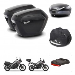 SHAD SH48 trunk + mounting bracket sh23 suitcases accessories DARK GREY PREMIUM KIT-482117