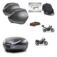 SHAD Baul SH48 + soporte montaje maletas SH36 accesorios DARK GREY PREMIUM KIT-482128