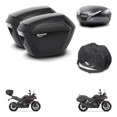 SHAD SH48 trunk + mounting bracket sh23 suitcases accessories DARK GREY PREMIUM KIT-482159