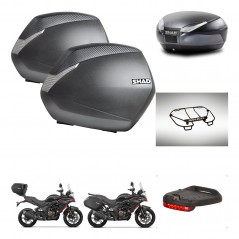 SHAD SH48 trunk + mounting bracket SH36 suitcases accessories DARK GREY PREMIUM KIT-482175