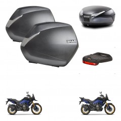 SHAD SH48 trunk + mounting bracket SH36 suitcases accessories DARK GREY PREMIUM KIT-482199