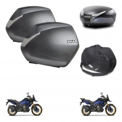 SHAD Baul SH48 + soporte montaje maletas SH36 accesorios DARK GREY PREMIUM KIT-482205