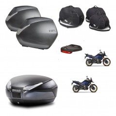 SHAD SH48 trunk + mounting bracket SH36 suitcases accessories DARK GREY PREMIUM KIT-482212