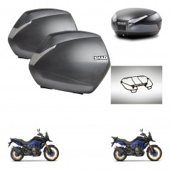 SHAD SH48 trunk + mounting bracket SH36 suitcases accessories DARK GREY PREMIUM KIT-482217