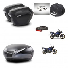 SHAD Baul SH48 + soporte montaje maletas sh23 accesorios DARK GREY PREMIUM KIT-482237
