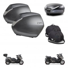SHAD SH48 trunk + mounting bracket SH36 suitcases accessories DARK GREY PREMIUM KIT-482290