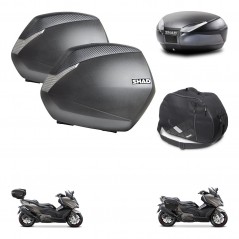 SHAD SH48 trunk + mounting bracket SH36 suitcases accessories DARK GREY PREMIUM KIT-482301