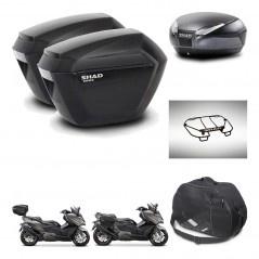 SHAD SH48 trunk + mounting bracket sh23 suitcases accessories DARK GREY PREMIUM KIT-482327